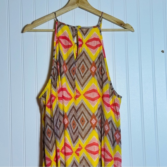 Mlle Gabrielle Colorful Geometric Dress Colorful Geometric Maxi Dress XL - Picture 7 of 11